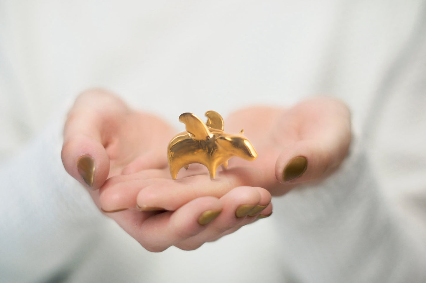 Flying Pig Figurine