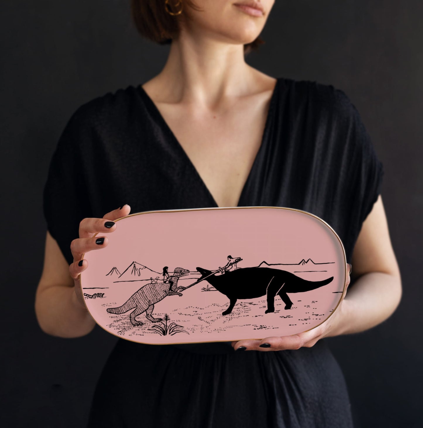 The Whore on Dinosaurs Plate