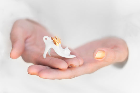 Winged Kitten Figurine