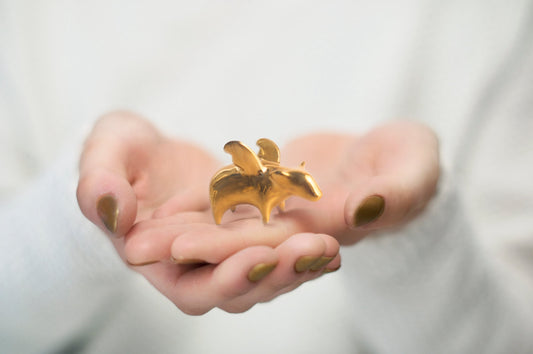 Flying Pig Figurine