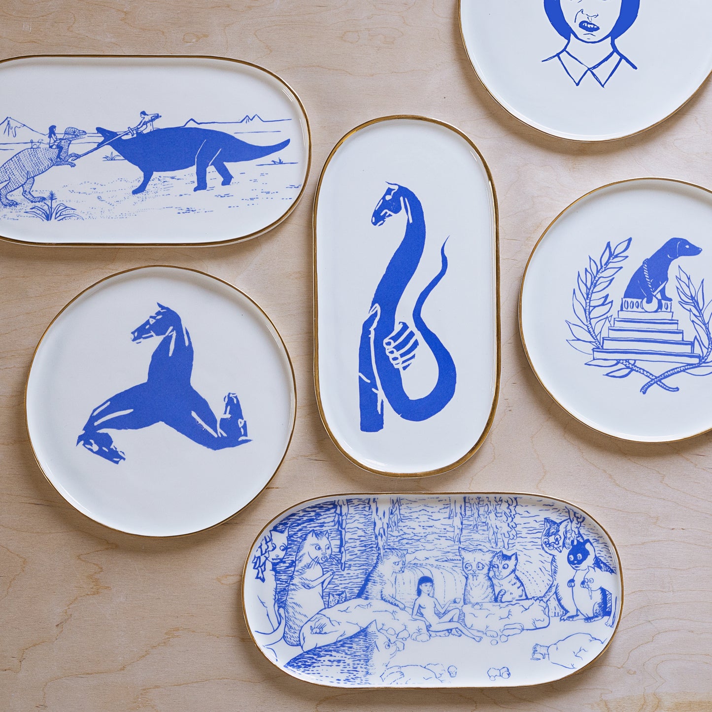 The Whore on Dinosaurs Plate