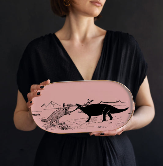 The Whore on Dinosaurs Plate